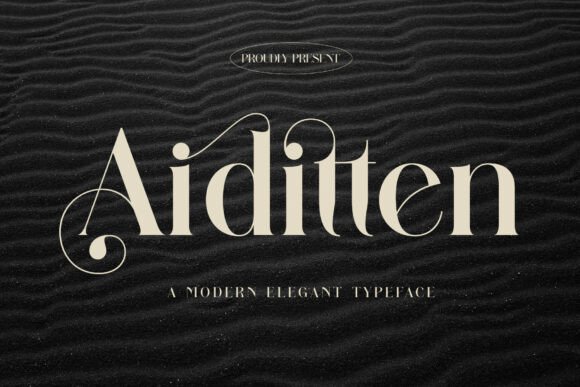 Aiditten Typeface: A Sophisticated Choice for Modern Brand Campaigns