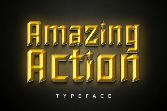 Amazing Action: A Premium Sans Serif Typeface for Bold Campaigns
