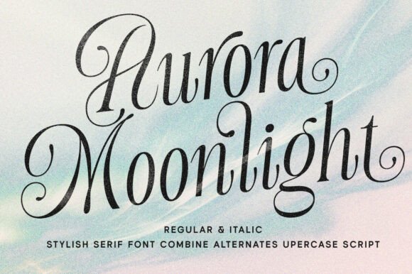 Aurora Moonlight Font for a Dreamy, Professional Brand