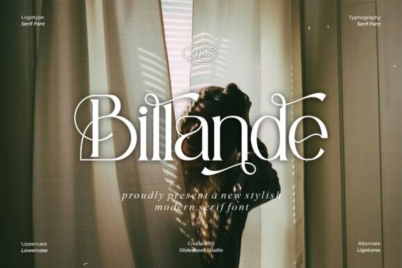 Billande Font: A Refined Typeface for Digital Branding