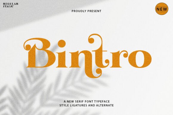 Bintro Font: A Refined Choice for Editorial Design