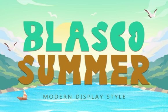 Blasco Summer: A Display Font for Editorial Elegance