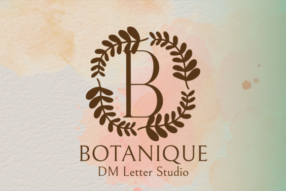Botanique Monogram: A Botanical Font for Business Branding