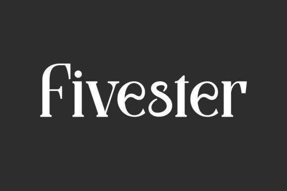 Fivester Font: A Serif Typeface That Elevates Brand Identity