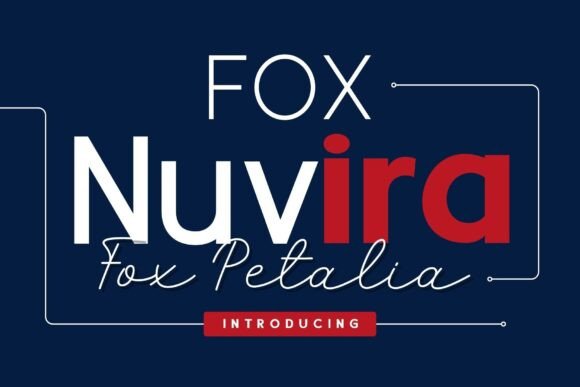 Fox Nuvira Fox Petalia: A Modern Typeface for Memorable Branding