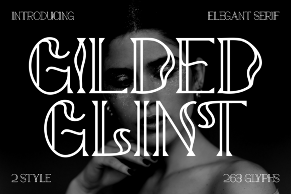 Gilded Glint: A Typeface That Elevates Brand Identity