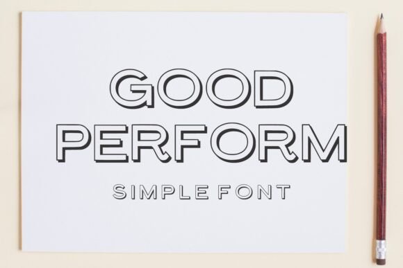 Good Perform Font: Elevate Your Brand with Modern Display Typography