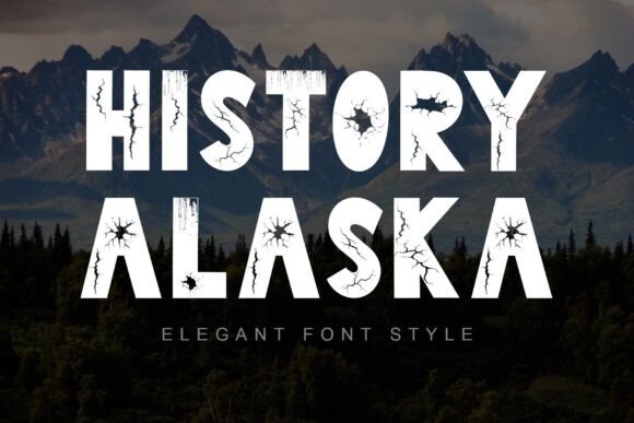 History Alaska: A Bold Display Font for Nostalgic Branding