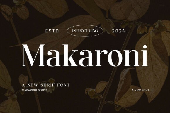 Makaroni Font: Elevate Your Campaign Typography with Elegance
