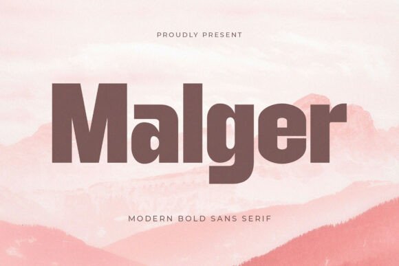 Malger Font – A Beautiful Typeface for Crafters and Designers