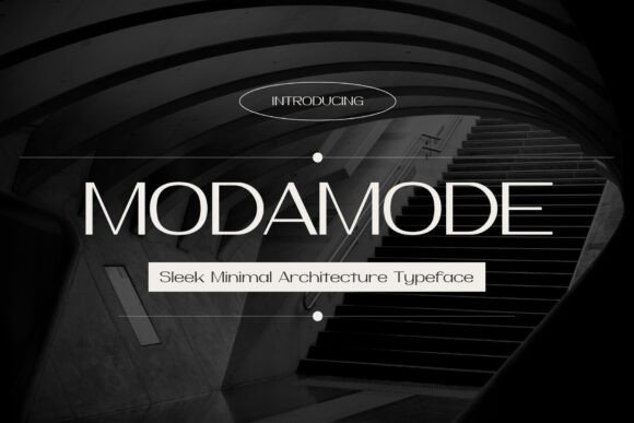 Modamode Font: A Modern Typeface for Crafters and Makers