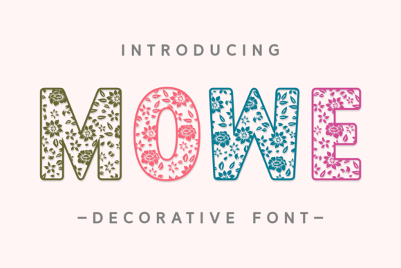 Mowe Font: A Decorative Typeface with Editorial Elegance