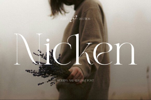 Nicken Font: A Modern Serif for Timeless Branding Projects