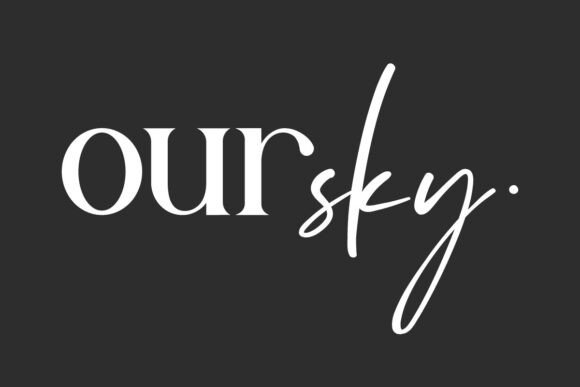 Our Sky: A Stylish Typeface for Editorial Design