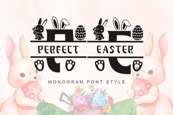 Perfect Easter Monogram Font for Memorable Branding and Marketing
