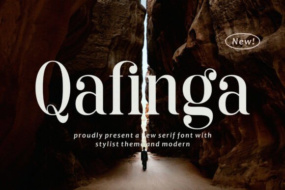Qafinga Font: A Stylish Serif for Digital Design