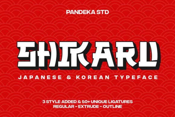 Shikaru: A Modern Display Typeface for Bold Brand Campaigns