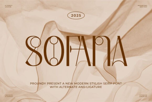 Sofana Font: A Modern Typeface for Strong Branding