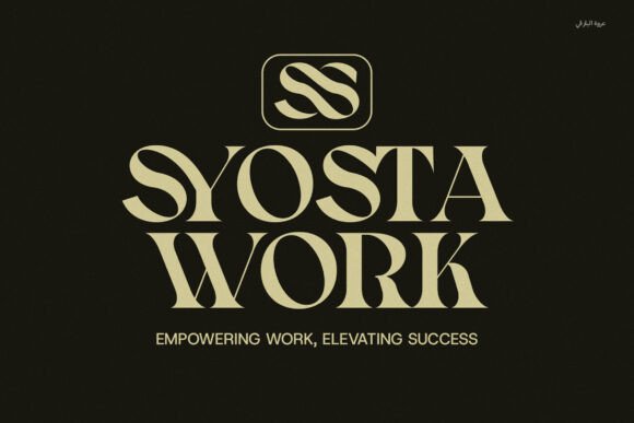 Syosta Work: A Sophisticated Serif Font for Small Business Branding