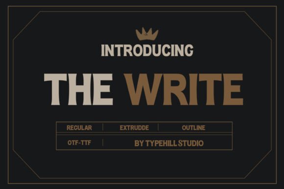 The Write: A Versatile Sans Serif for Modern Projects
