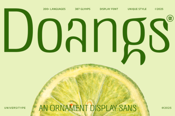 Ut Doangs Font: Sculpting Impact in Your Campaign Design