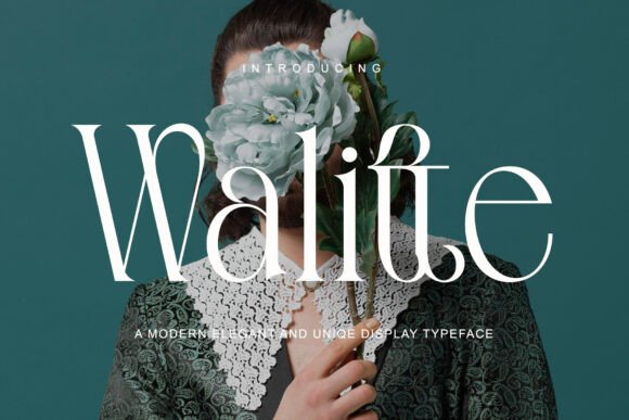 Walitte: A Sophisticated Serif Font for Editorial Design