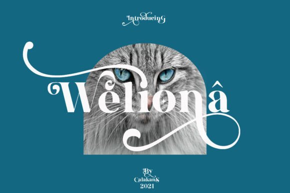 Weliona Typeface: A Luxurious Font for Marketers and Designers